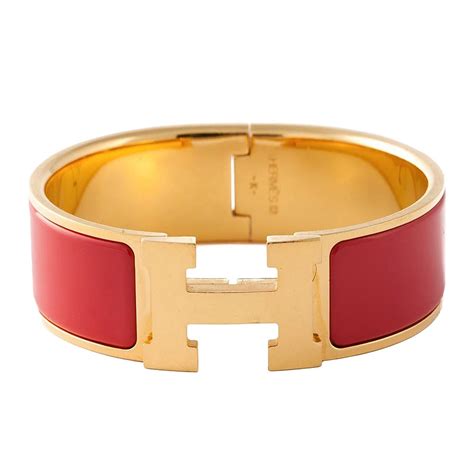 hermes clic h red|hermes clic h bracelet review.